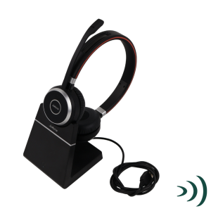 Jabra Evolve 65 Stereo Wireless Headset & Base (Refurbished) - Image 3