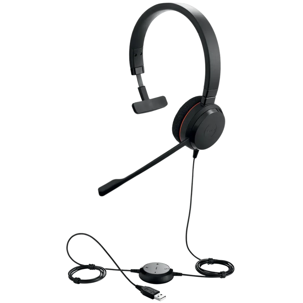 Jabra Evolve 20 Mono MS Headset – Refurbished