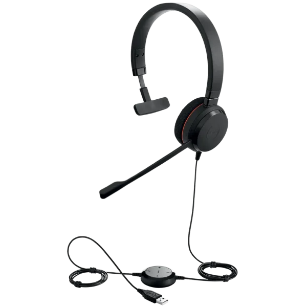 Jabra Evolve 20 Mono MS Headset (Refurbished)