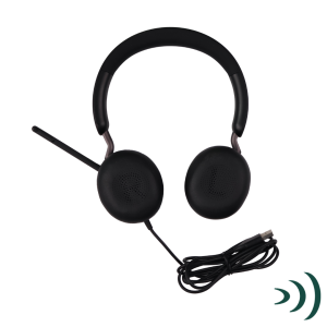 Jabra Evolve2 40 SE USB-A Wired Stereo Headset (Refurbished) - Image 5