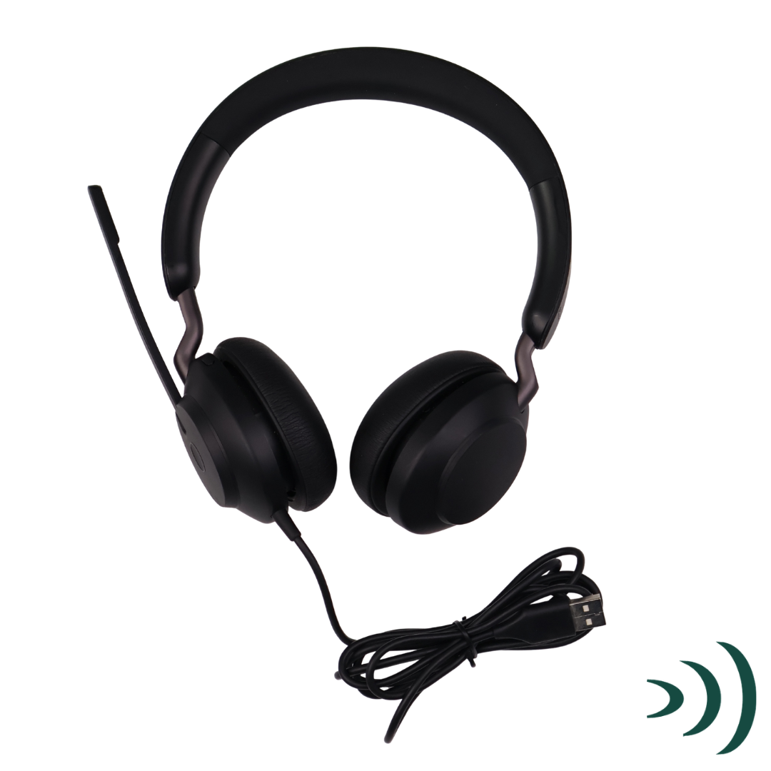 Jabra Evolve2 40 SE USB-A Wired Stereo Headset (Refurbished) - Image 4