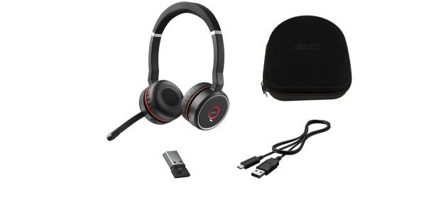 Jabra Evolve 75 Wireless Headset – Refurbished